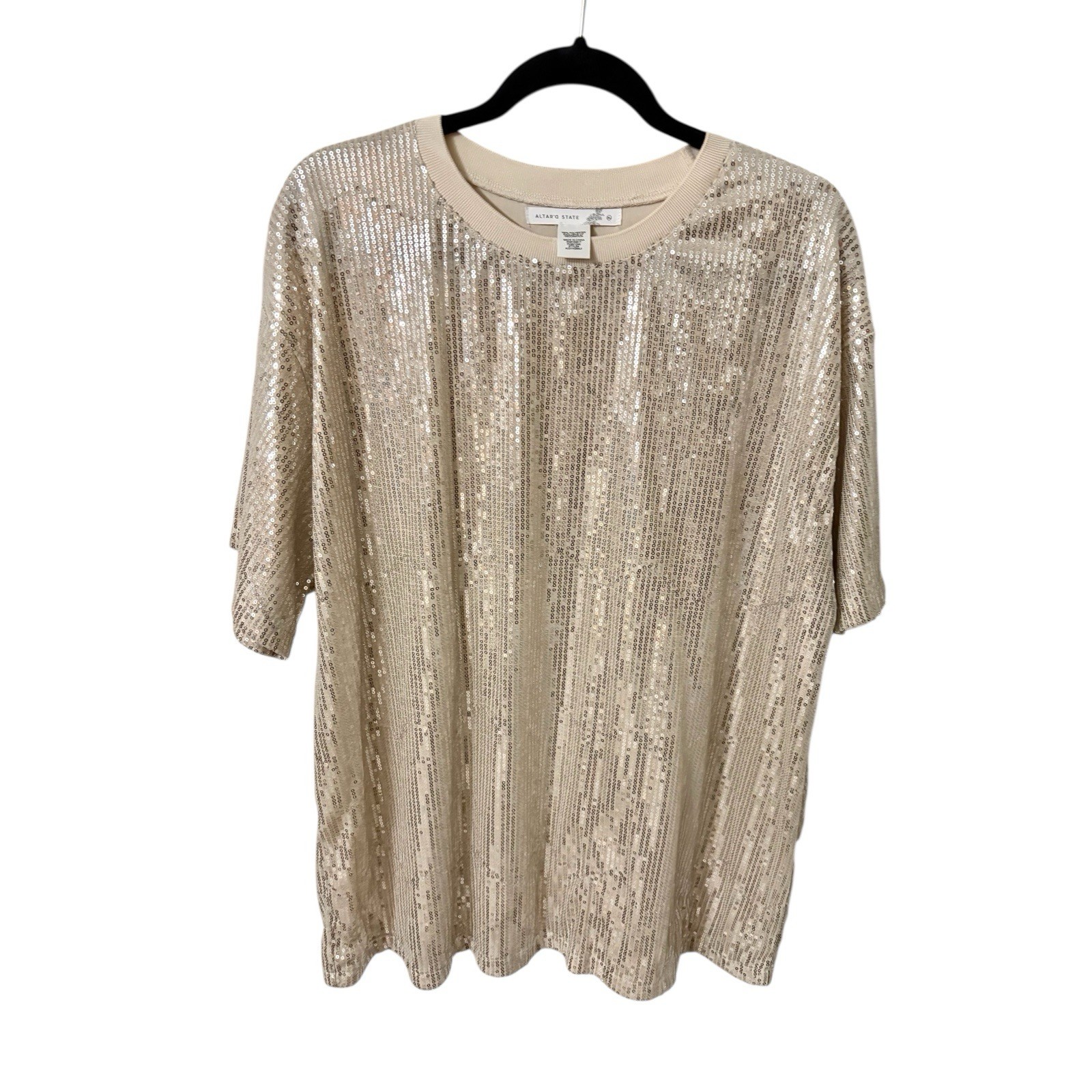Alter State Sequin Crew Neck Top - image 4