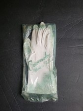 Crescendoe Gloves Wonder Fabric White Ivory 100 Cotton White Women's 1950s