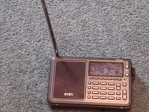 Eton E1 XM AM/FM Shortwave Receiver Tested Working Elite Executive