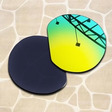 24K Golden Polarized Replacement Lenses for Oakley Meta HSTN OW8002 51mm