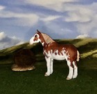 OOAK Like Breyer cm Custom Horse Micro Mini Model Resin Draft Braided Mane &Tail — photo 4