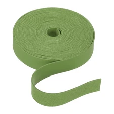 Flat Leather Cord 197 Inch 15mm,[for Jewelry Making] -5m/Green