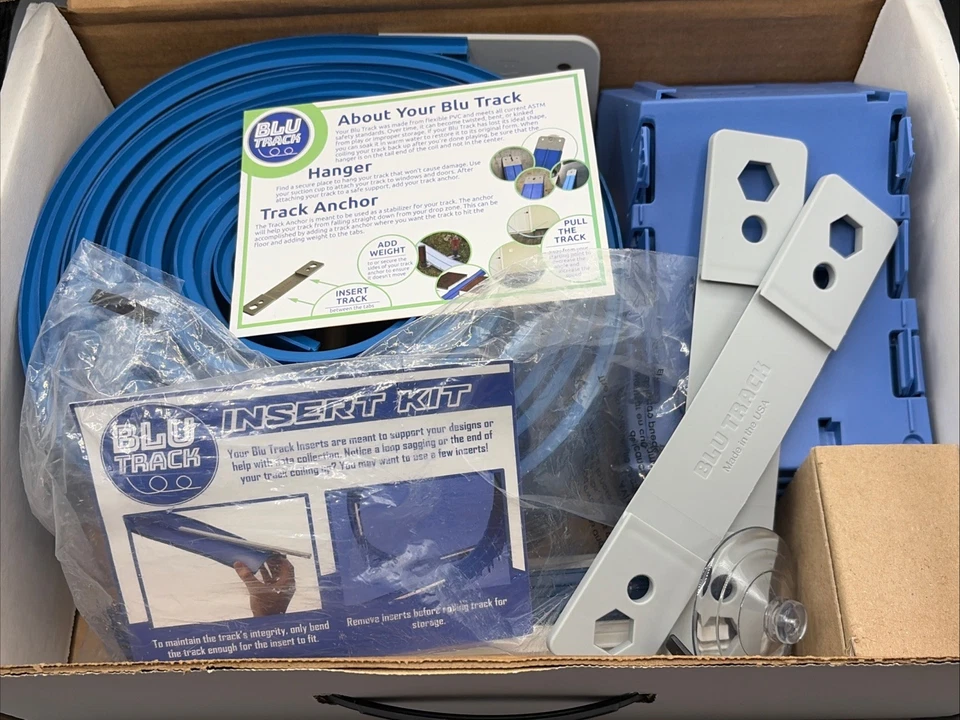 Blu Track Performance Series 18 ft Stunt Set USA MADE 2 Lane - New Open Box - Image 2 of 3