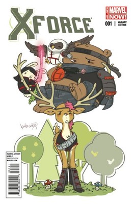 X-Force (2014) #   1 Cover D (9.0-VFNM) Katie Cook variant 2014