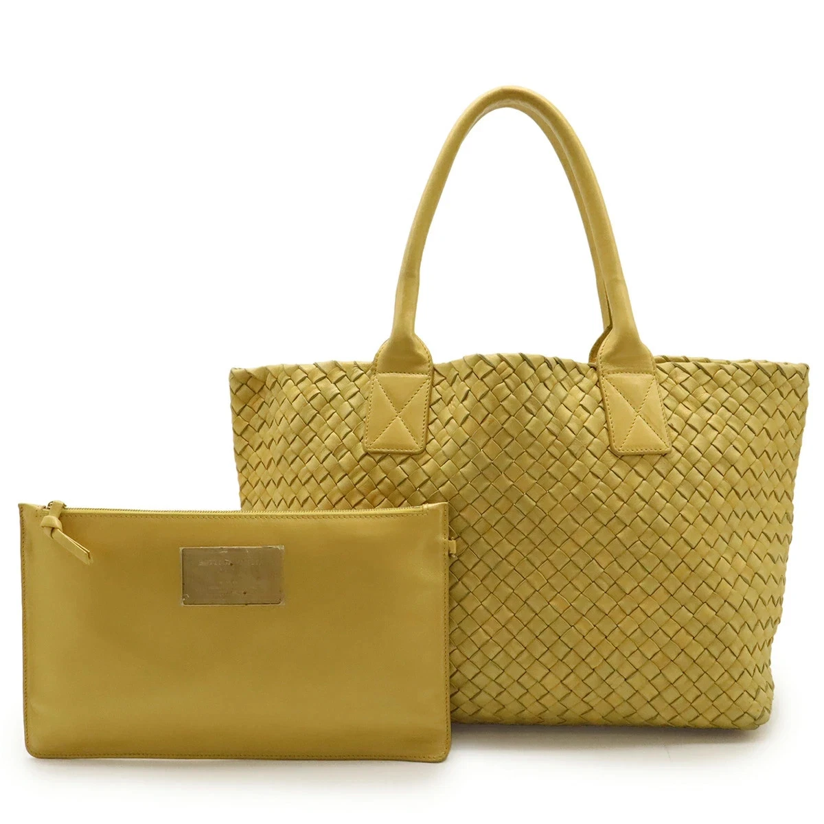 Bottega Veneta Leather Exterior Gold Bags & Handbags for Women for