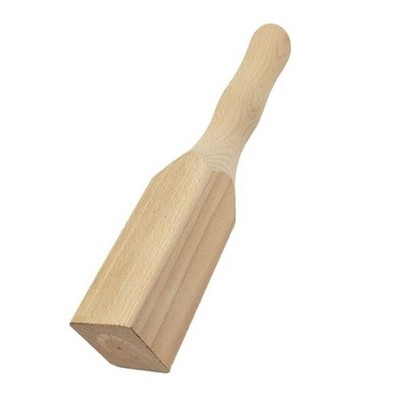 Square Carving Mallet, Beech Wood Hammer for DIY Handcrafted Leather Goods,