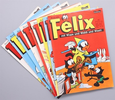 Felix der Kater 400-499 Auswahl Humor Comic Heft Bastei Verlag 1966