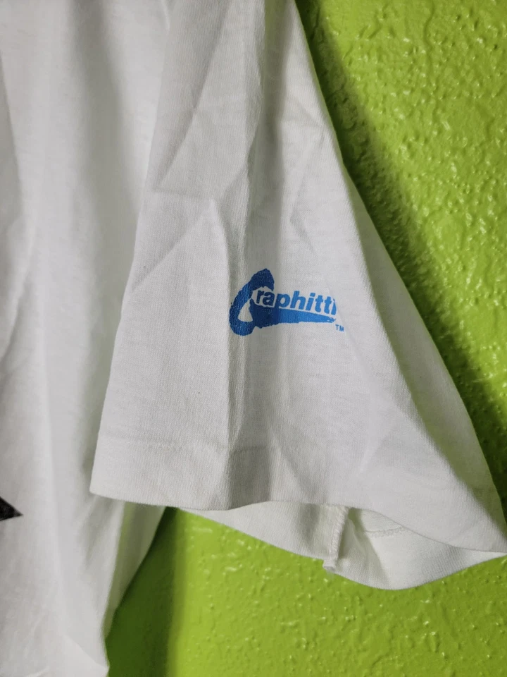 De colección Stedman Gráfico T Megalito Cómic Dibujos Animados Años 80 Puntada Única Hecho en EE. UU. Foto 2 de 4