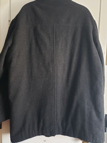 QUALITY! Luxury Cashmere/Wool Blend Men's XXL 56" Chest 38" Long 4 Pocket Coat - Picture 7 of 8