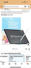 Paperlike 2.1 Screen Protector for iPad 11 2025  10.9 2022 , Anti-Glare