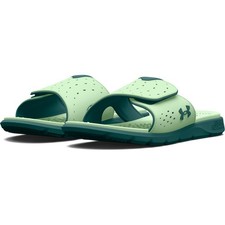 Under Armour 3026027 Women's UA Ignite Pro Slides, Aqua Foam, Size 9