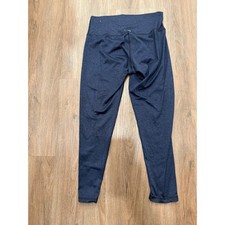 Aerie Chill Play Move Navy Blue Heathered Leggings Athletic Workout XL