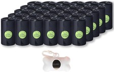 DOG POOP BAGS - PET WASTE UNSCENTED, REFILL, ROLLS, STRONG 300 COUNTS LEAK PROOF