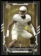 2015 Bowman P.J. Williams Rookie Black #4 New Orleans Saints