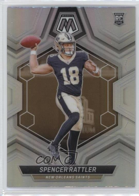 2024 Panini Mosaic Rookies Silver Prizm Spencer Rattler #393 7rf