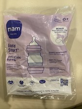 MAM Easy Start Anti-Colic Bottle 5 oz, 1 Pack, Bonus Start Pacifier 2 Bottles