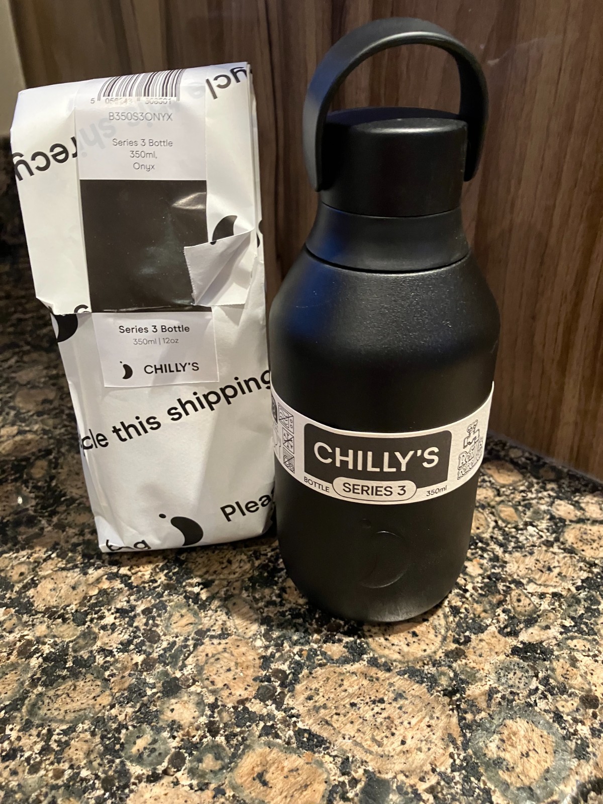 CHILLY'S  SERIES 3  ONYX  350ML  BOTTLE