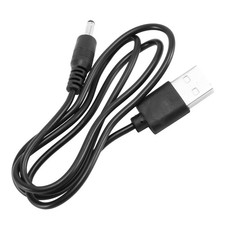 3.5mm x 1.3mm Black USB Cable Lead  Cord  Supply T7H35457