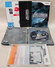 Metroid Prime Trilogy Collector's Edition SteelBook (Nintendo Wii) CIB, Complete