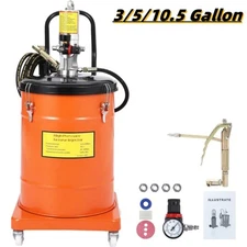 3/5/10.5Gal Grease Pump Heavy Duty Air Grease Pump 13ft High Pressure Hose & Gun