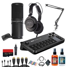 RODECaster Video All-in-One Production Console  Studio Headphones  Microphone
