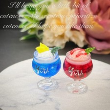 Miniature Drink Fake Food Handmade 139