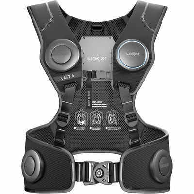 Woojer Vest 4 Haptic Feedback Haptic Vest, Black