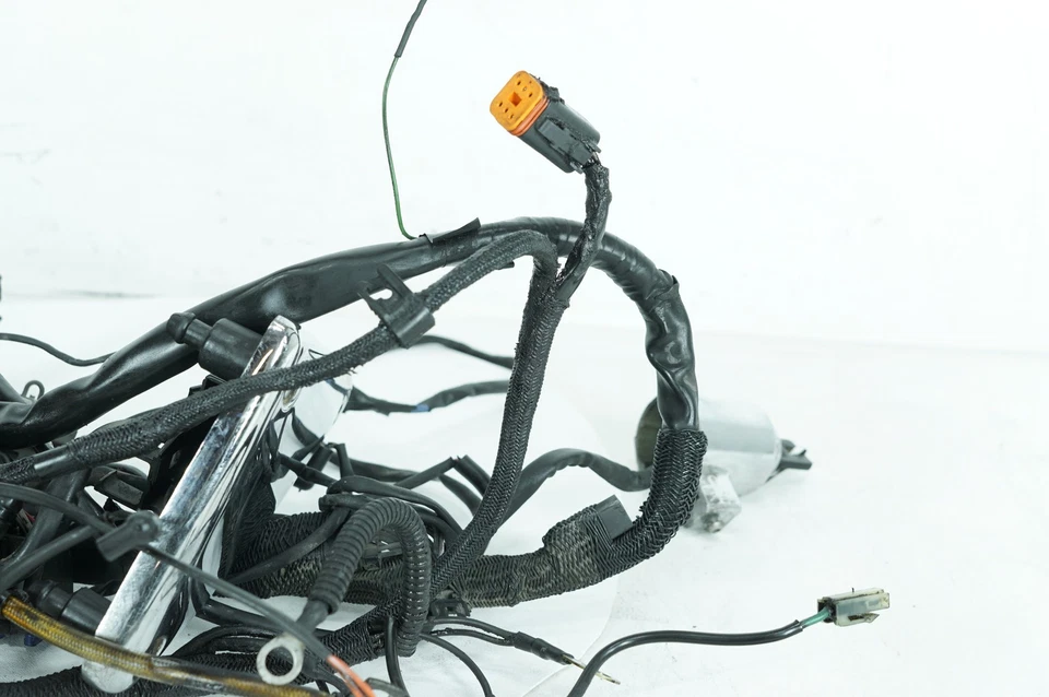 Harley Sportster XL1200 2000 OEM arnés de cableado principal interruptor de encendido y llave Foto 4 de 4