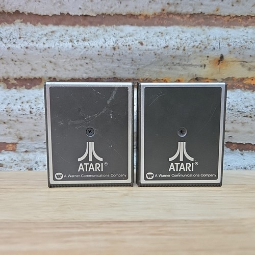 Atari Logo Computer Program RX8032 Pac-man CXL4022 Cartridges Only - Afbeelding 2 van 6