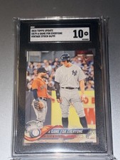 2018 Topps Update Vintage Stock A Game For Everyone /99 SGC 10