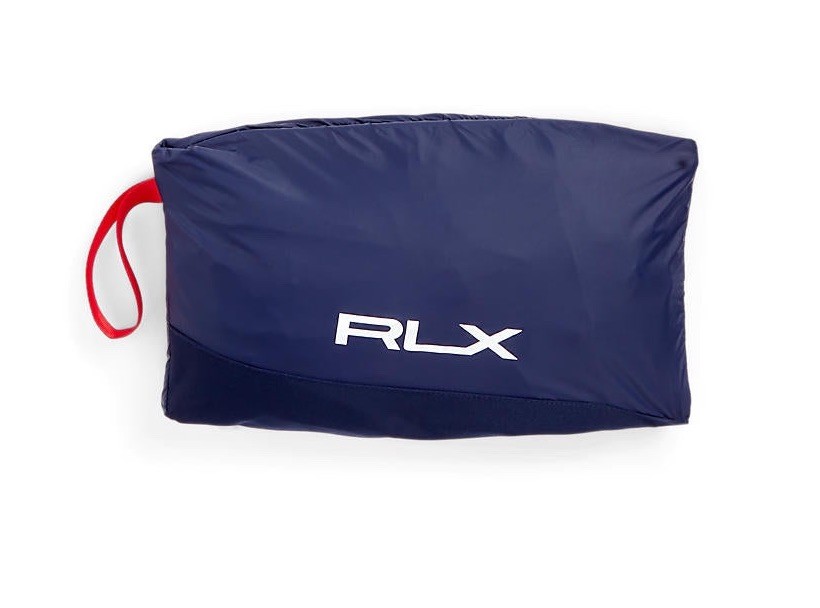 NWT Ralph Lauren  RLX Packable Water Repellent Vest French Navy/Red Size M Men’s