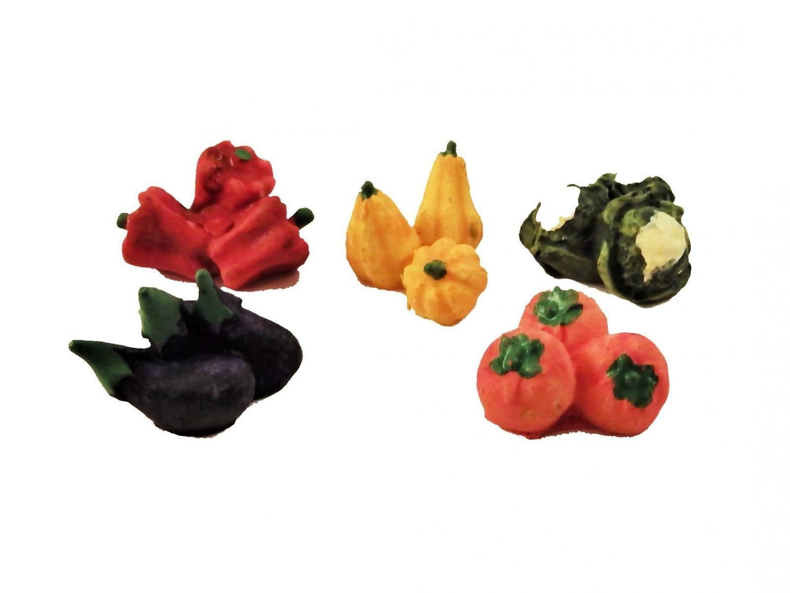 Dolls House Mixed Vegetables Kitchen Greengrocers Food Shop Accessory