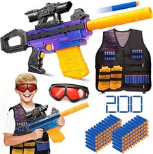 Toy Gun Automatic Sniper Rifle, Realistic Electric Toy Foam Blaster Sniper with