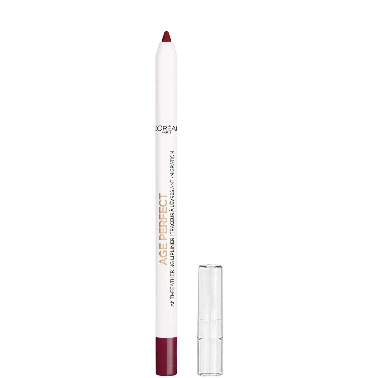 L&rsquo;Or&eacute;al Paris Age Perfect Anti-Feathering Lip Liner, Rich Cranberry