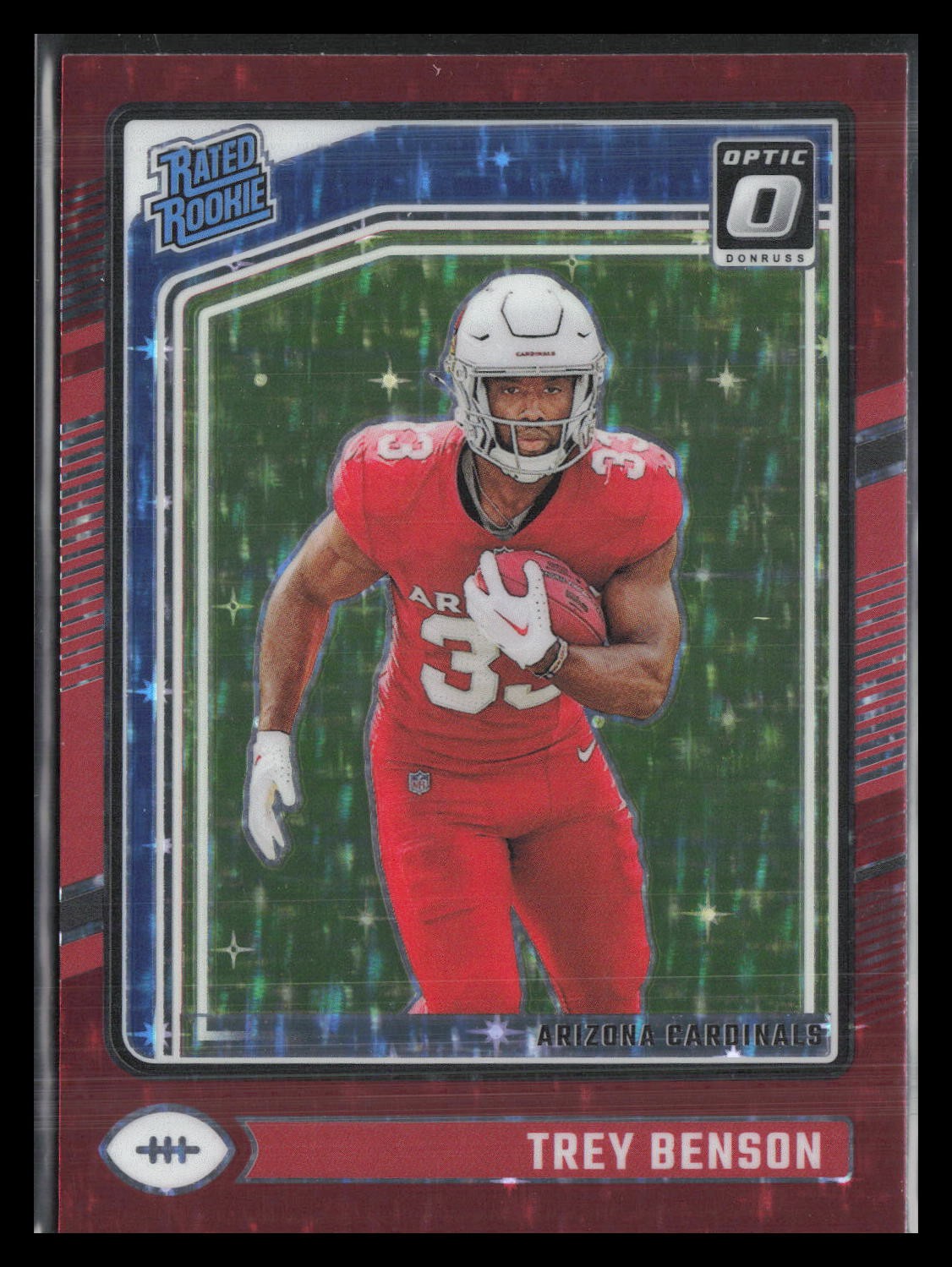 2024 Donruss Optic #293 Trey Benson Stars Red