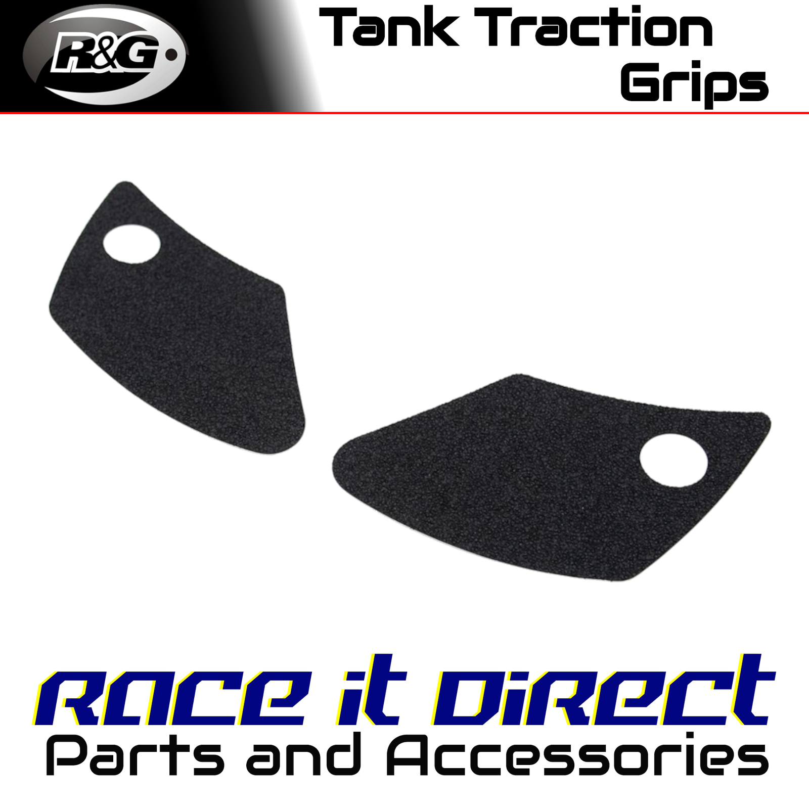 Tank Traction Grips for Yamaha MT-125 2020 Clear R&G