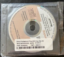Microsoft Office Professional Plus 2010 Product Key Unused New Sealed Software