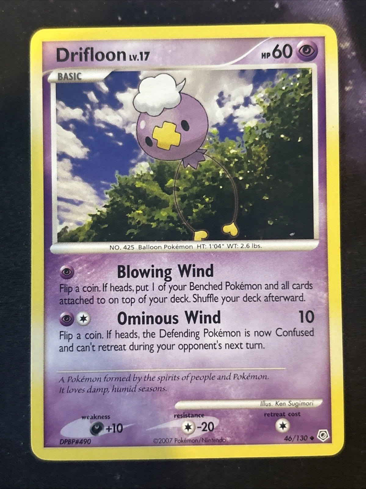 Pokémon TCG Drifloon Diamond & Pearl 46/130 Regular Uncommon LP