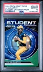 2024 PANINI PRIZM DRAFT PICKS STUDENT ORIENTATION GREEN JJ MCCARTHY RC PSA 10
