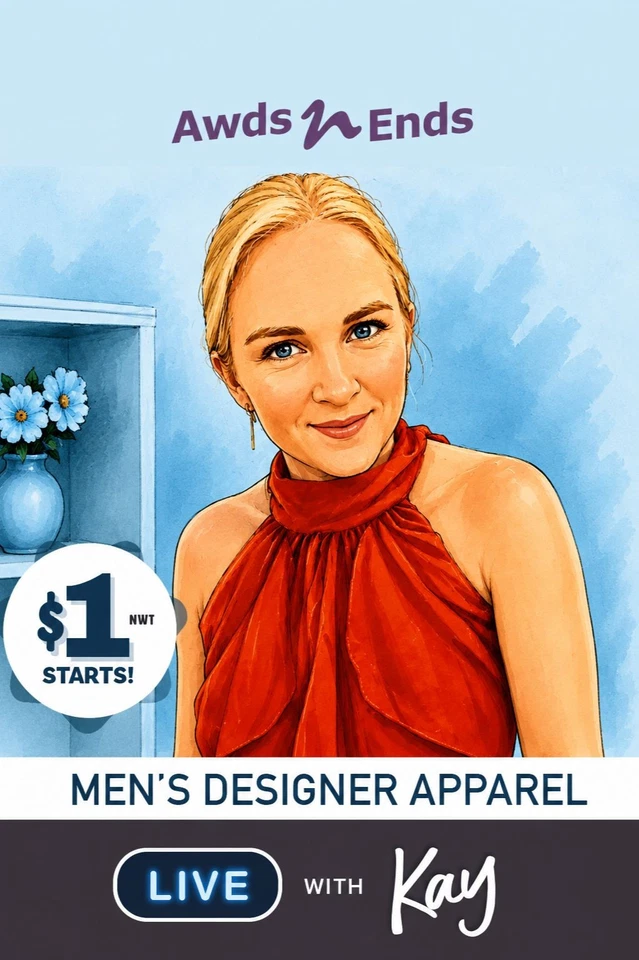 Men's Apparel w/Kay! All NWT! Designer Brand Names - All $1 Starts