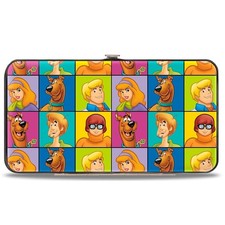 unisex adults Hinge - Scooby Doo 5-character Face Blocks Multi Color Wallet, ...