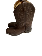 Smoky Mountain boots brown leather boys cowboy boots size 3.5