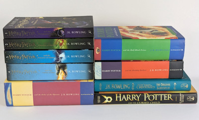 Harry Potter Complete 1 2 3 4 5 6 7 by J.K Rowling + Cursed Child Grindelwald