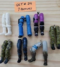G.I. Joe 1985 Hasbro Vintage Action 7 PCS BOTTOM HALF BODIES BODIES SET #24