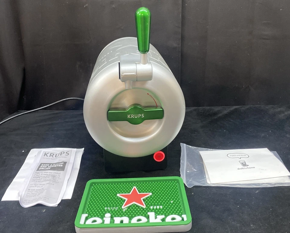 Krups The Sub Heineken Limited Edition Beer Dispenser 2L Lightly Used W Box - Image 2 of 4