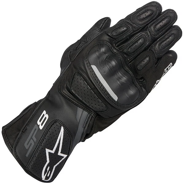 Alpinestars SP-8 V2 Leather Black Dark Grey