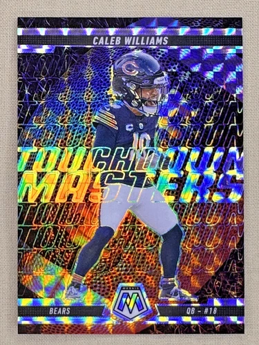 2025 Panini Mosaic Caleb Williams Touchdown Masters Silver Mosaic Chi Bears #13