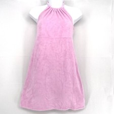 Forever 21 Halter Terry Dress Pink Size Medium Fairycore Barbiecore Swim Cover