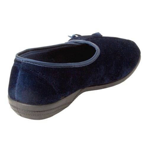 LADIES WOMENS SLIPPERS ORTHOPEDIC ADJUSTABLE WIDE FIT WARM LINED COMFY SHOES - Picture 4 of 20