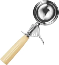Portion Scoop - #6 5.3 oz - Disher Cookie Scoop Food Scoop Cupcake Scoop Muff...